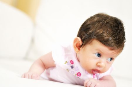 cute little babyの写真素材