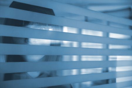 happy business woman  in office  have fun and smileの写真素材