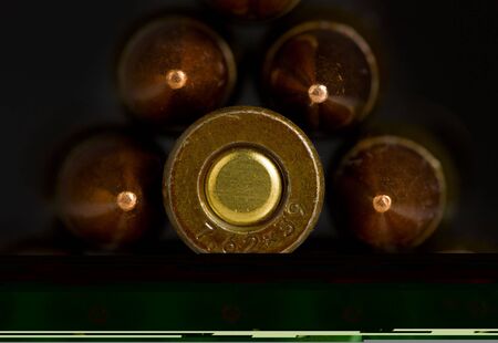 happy young business woman isolated on white playing with dollars money and representing success in financeの写真素材