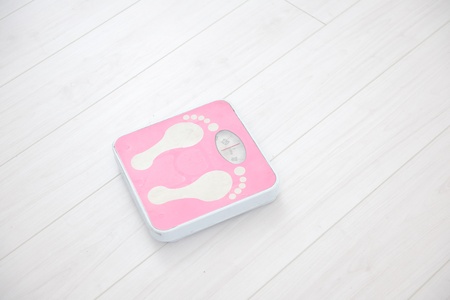 pink scale weight object for diet and healthy life concept の写真素材
