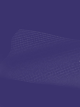 binary numbers background with color effect