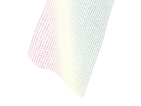 binary numbers on white background