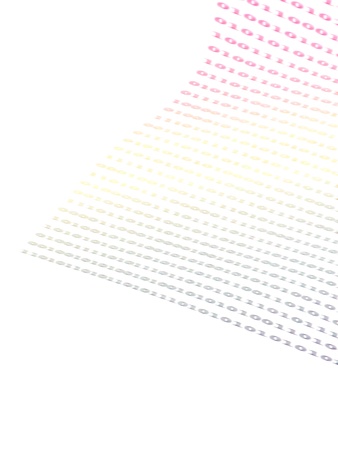 binary numbers on white background