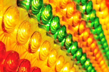 light show background in luna parkの写真素材