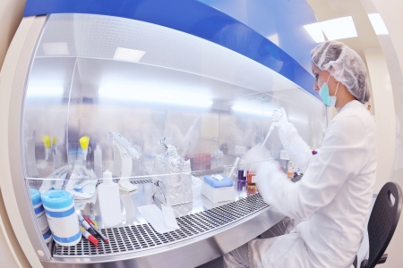 group of scientists working at the laboratoryの写真素材