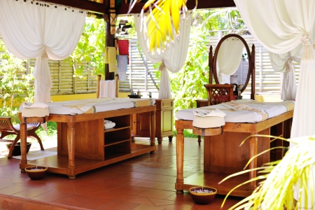 spa beauty and massage center indoors outdoorの写真素材