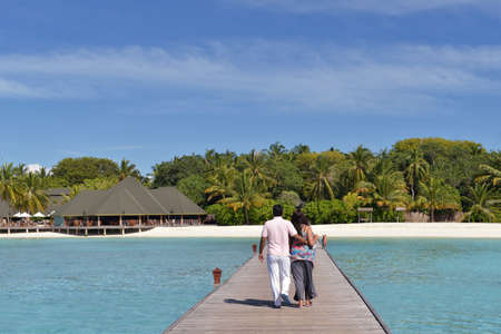 tropical beach nature landscape scene with white sand at summerのeditorial素材