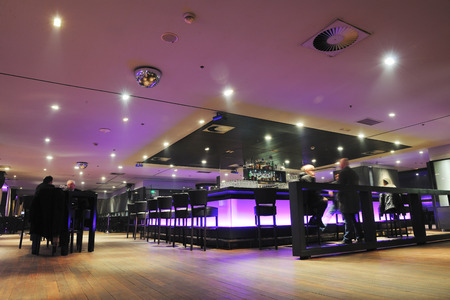 modern design club restaurant bar indoorsの写真素材