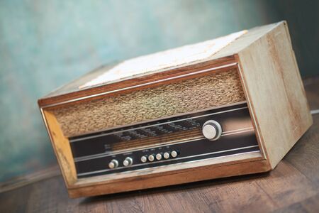 retro vintage old music radioの写真素材