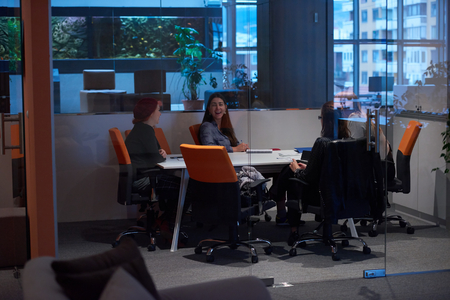 startup business people group working everyday job  at modern officeの写真素材