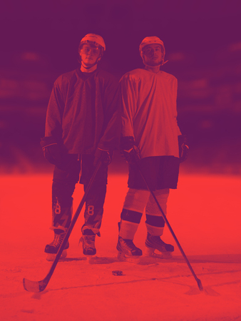 ice hockey sport players comptetition concpetの写真素材