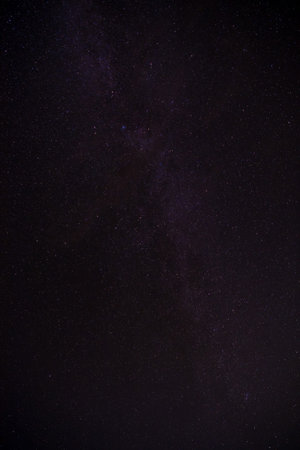 Clearly milky way on night sky