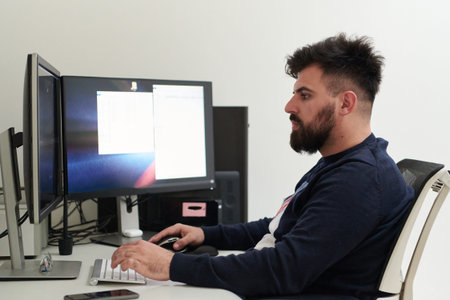 professional video editor enhancing digital footage using specialized software
