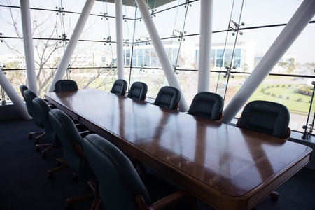 Middle Eastern business people in a modern open office conference room for a corporate meeting