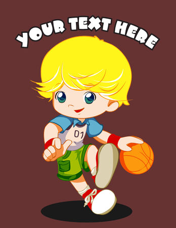 sports boyのイラスト素材