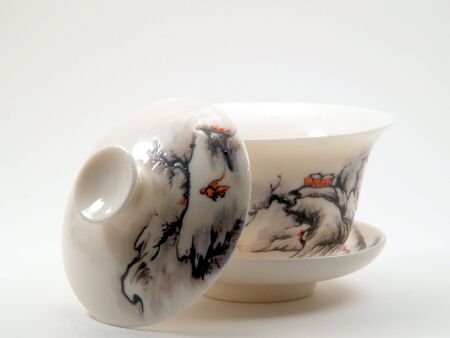 Chinese teacupの写真素材
