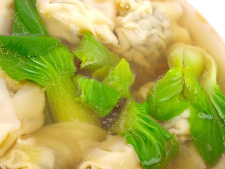 Chinese Dumpling soupの写真素材