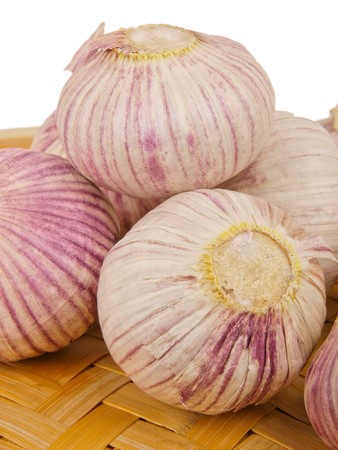 Garlic. Close upの写真素材