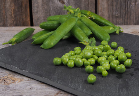 Fresh peasの写真素材