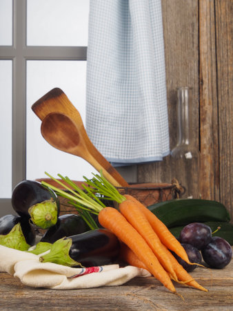 Fresh carrotsの写真素材