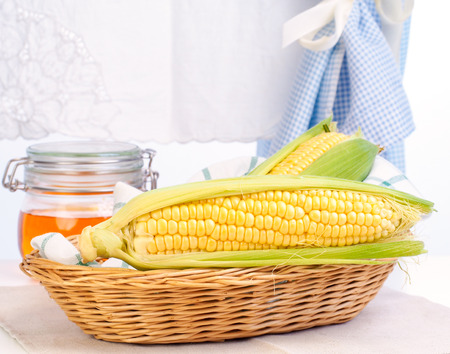 Fresh cornの写真素材