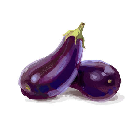 Vegetable set. Pepper, beetroot, tomato, eggplant, blob. Harvest and Thanksgiving fruit of nature, food collection for restaurants, menus, posters and grocery bags. Graphics and colorの写真素材