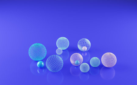 Abstract 3d render modern illustration, background design. Design Modern illustraion, 3d rendering.の写真素材