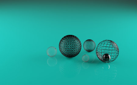 Abstract 3d render modern illustration, background design. Design Modern illustraion, 3d rendering.の写真素材