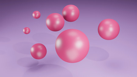 Abstract 3d render, modern background, graphic design illustrationの写真素材