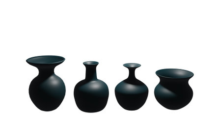 3d render modern illustration.The look of a modern glass mug, 3d rendering.の写真素材