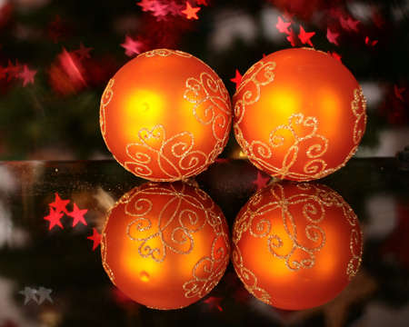 Christmas balls の写真素材