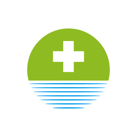 Simple Design inspiration medical and health care logo templateのイラスト素材
