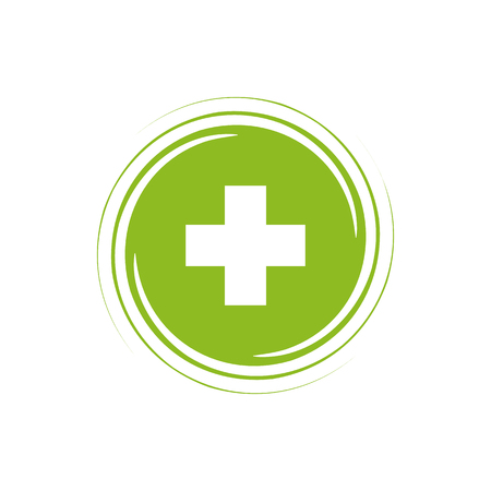 Simple Design inspiration medical and health care logo templateのイラスト素材