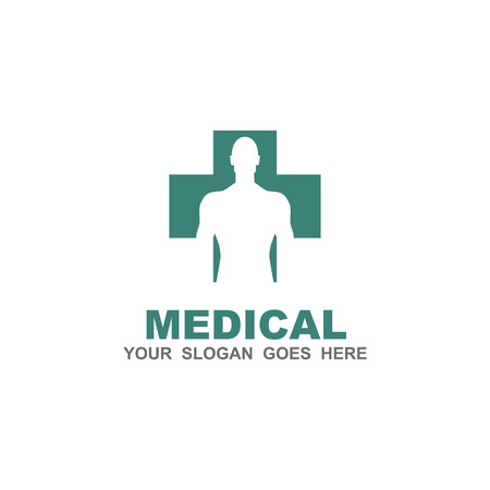 Simple Design inspiration medical and health care logo templateのイラスト素材