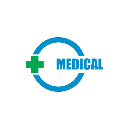 Simple Design inspiration medical and health care logo templateのイラスト素材