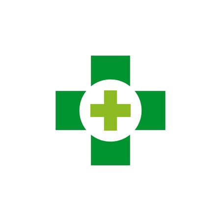 Simple Design inspiration medical and health care logo templateのイラスト素材