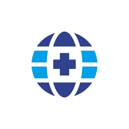 Simple Design inspiration medical and health care logo templateのイラスト素材