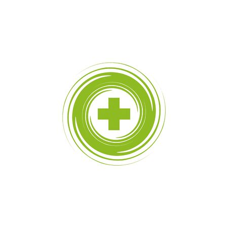 Simple Design inspiration medical and health care logo templateのイラスト素材