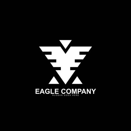 Eagle bird logo icon design vector templateのイラスト素材