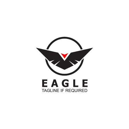 Eagle bird logo icon design vector templateのイラスト素材