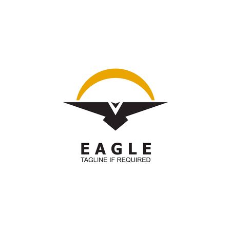 Eagle bird logo icon design vector templateのイラスト素材