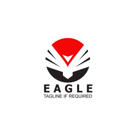 Eagle bird logo icon design vector templateのイラスト素材