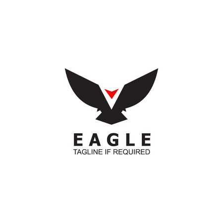 Eagle bird logo icon design vector templateのイラスト素材