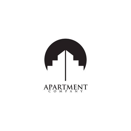 Apartment logo icon design vector templateのイラスト素材
