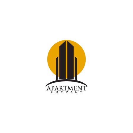Apartment logo icon design vector templateのイラスト素材