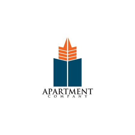 Apartment logo icon design vector templateのイラスト素材