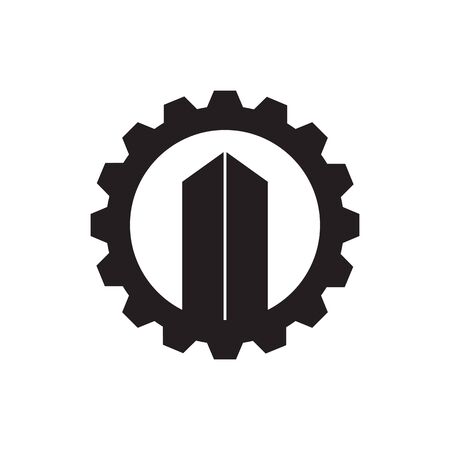 Apartment logo icon design vector templateのイラスト素材