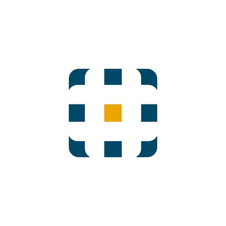 Hash tag logo design inspiration vector icon templateのイラスト素材