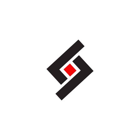 S letter initial logo design templateのイラスト素材