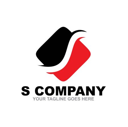 S letter initial logo design templateのイラスト素材